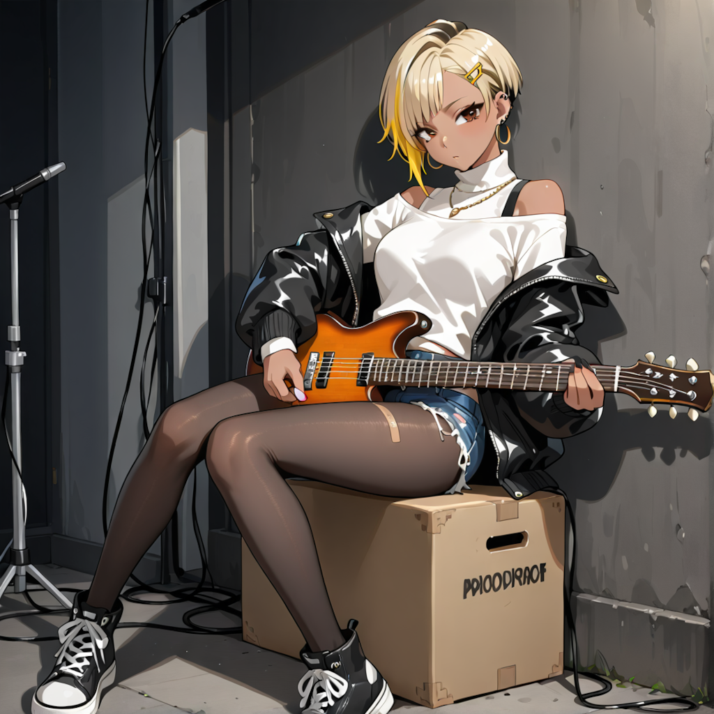 パンクファッション女子
