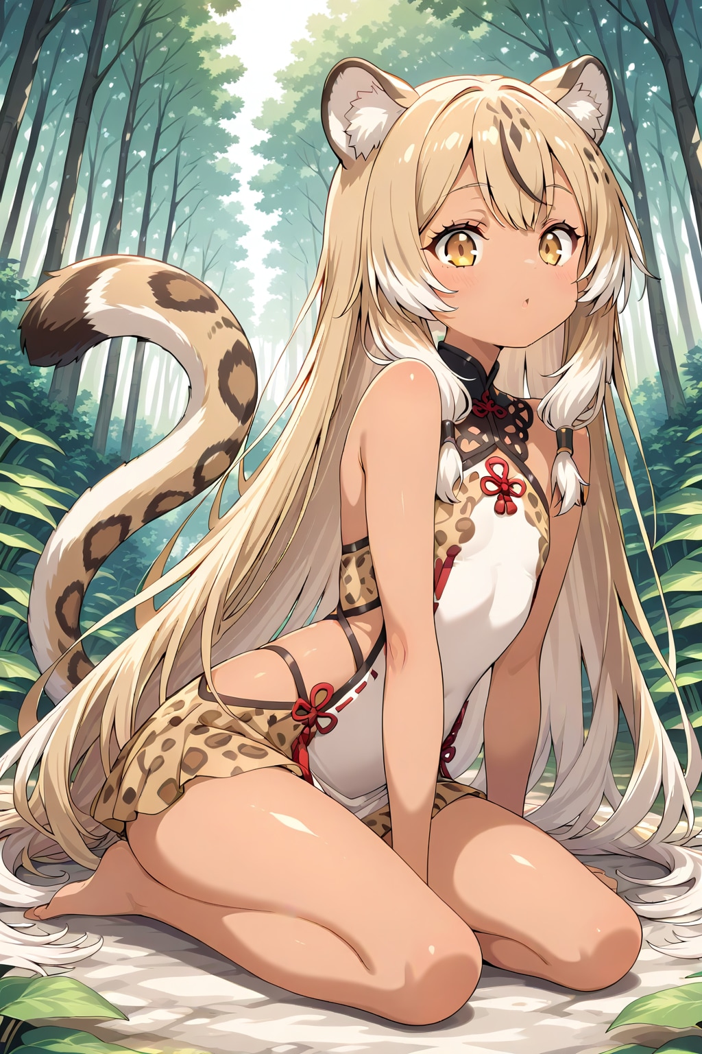 Clouded Leopard girl