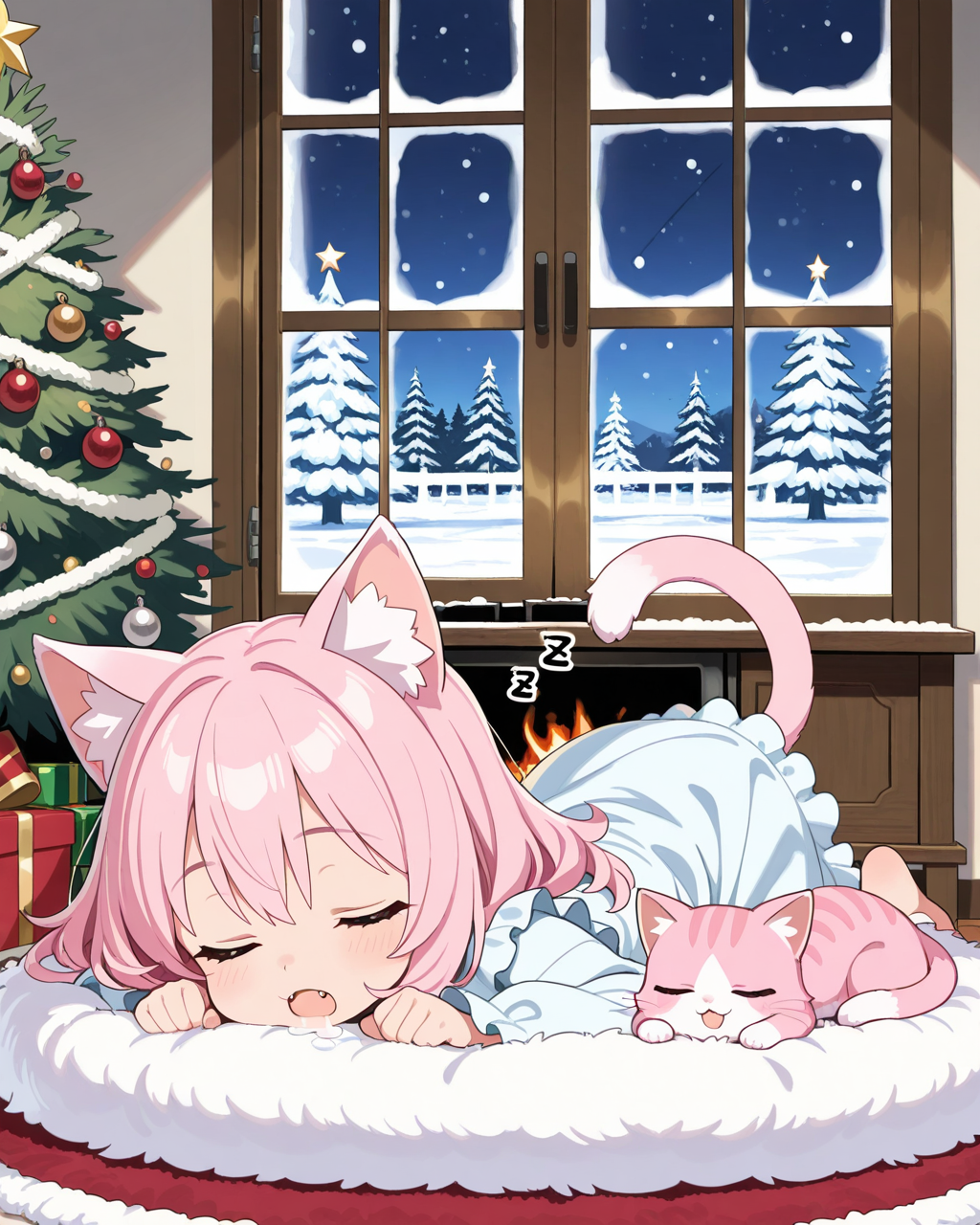 ねこの冬 | の人気AIイラスト・グラビア