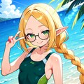 ビーチのエルフさん　その３ 2枚目