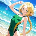 ビーチのエルフさん　その３ 4枚目