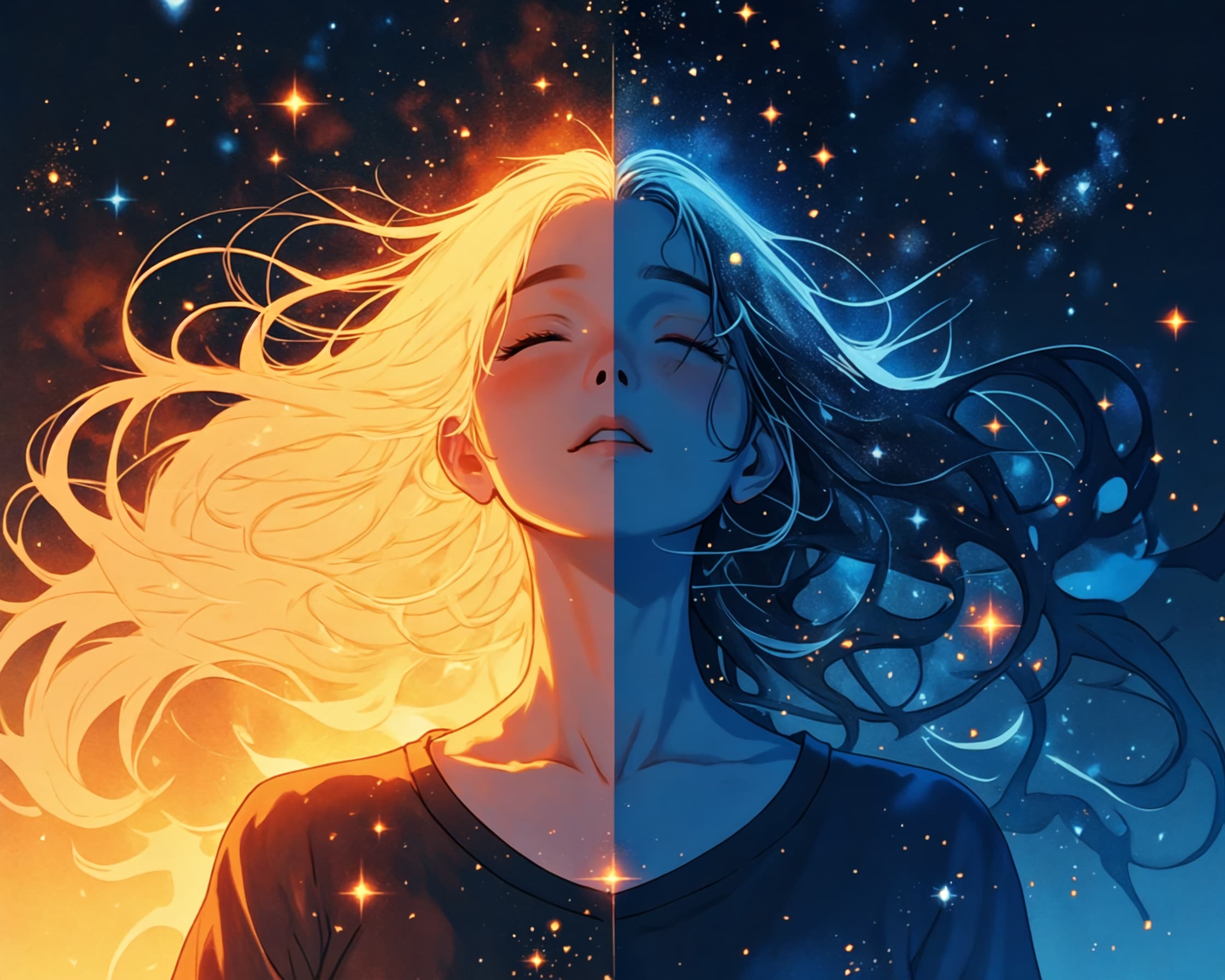 Sun and Moon | の人気AIイラスト・グラビア