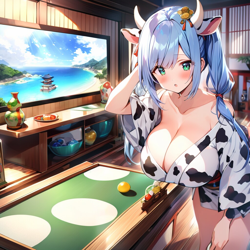 も〜 うまく着れな〜い