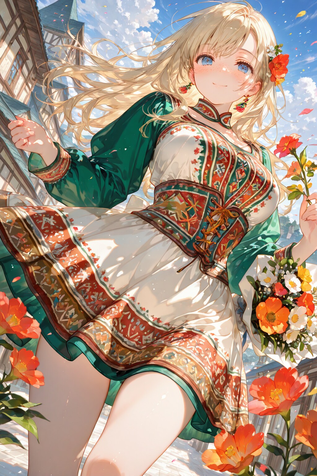 花売り