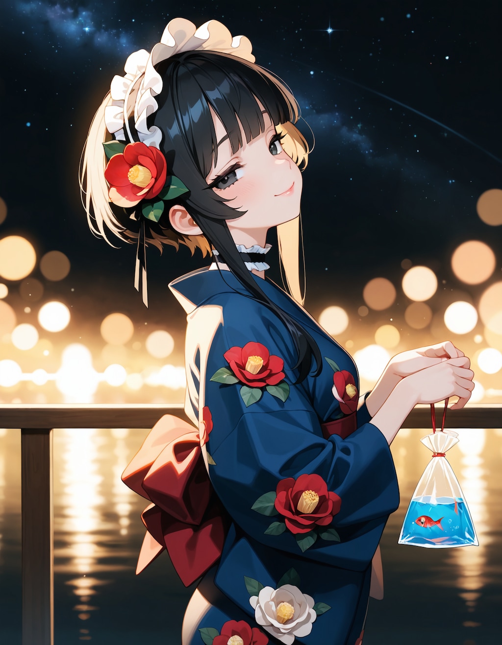 夏夜空