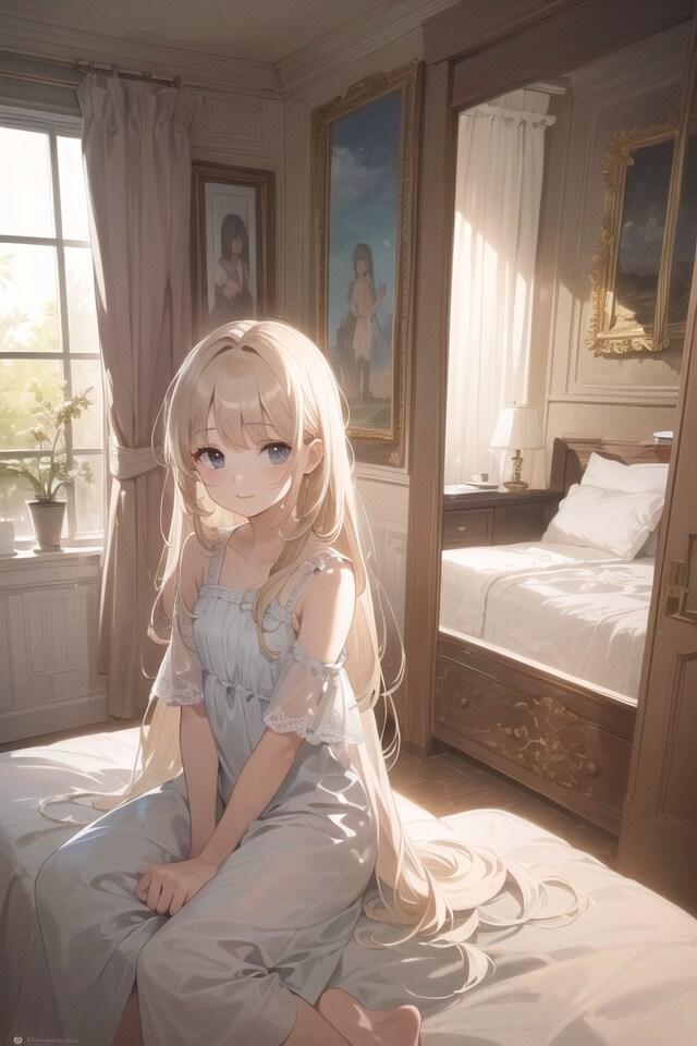大人しい少女