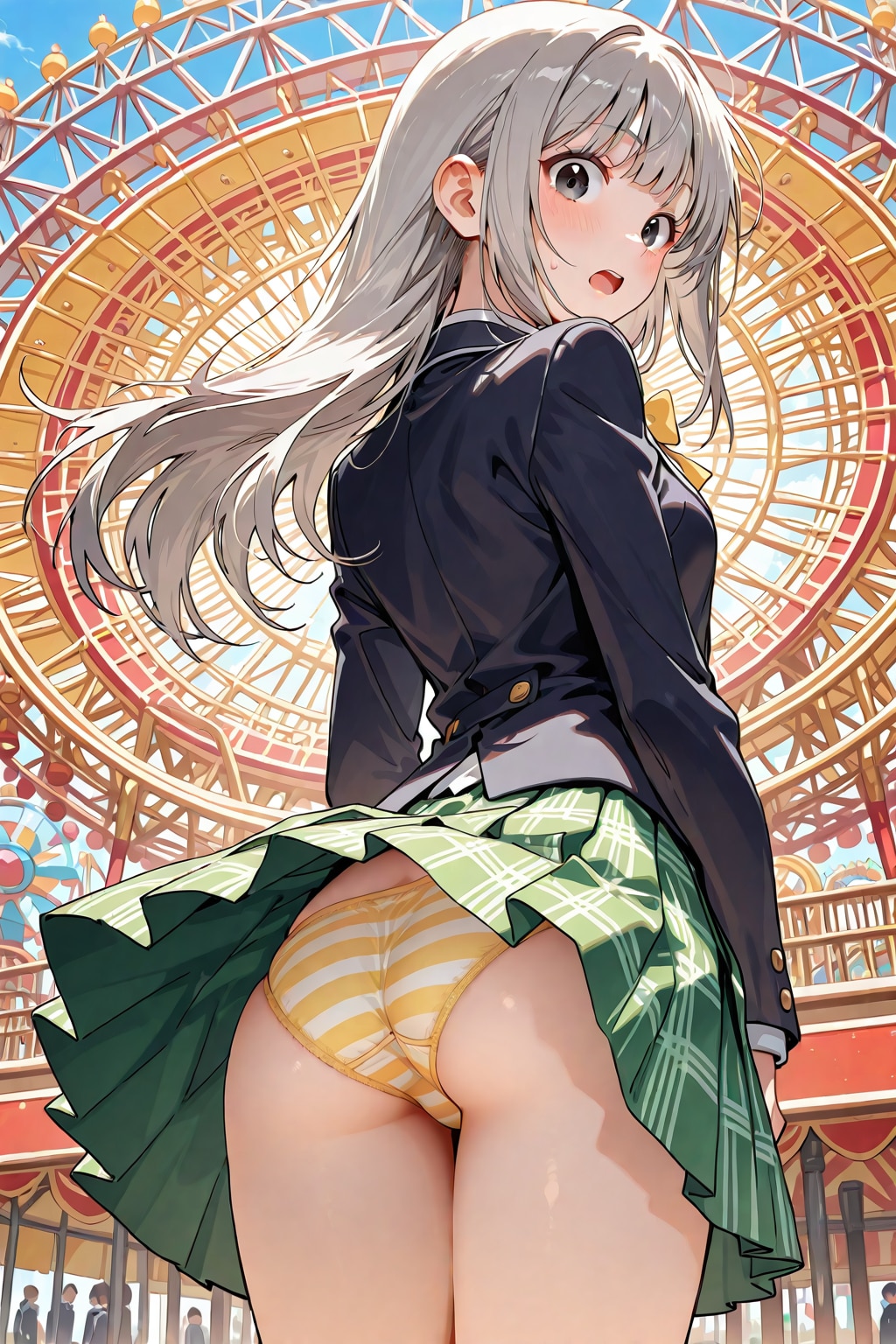 「──っ！？　見てんじゃねえカスが💢」