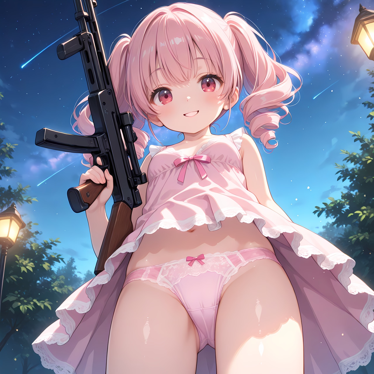 銃と女の子