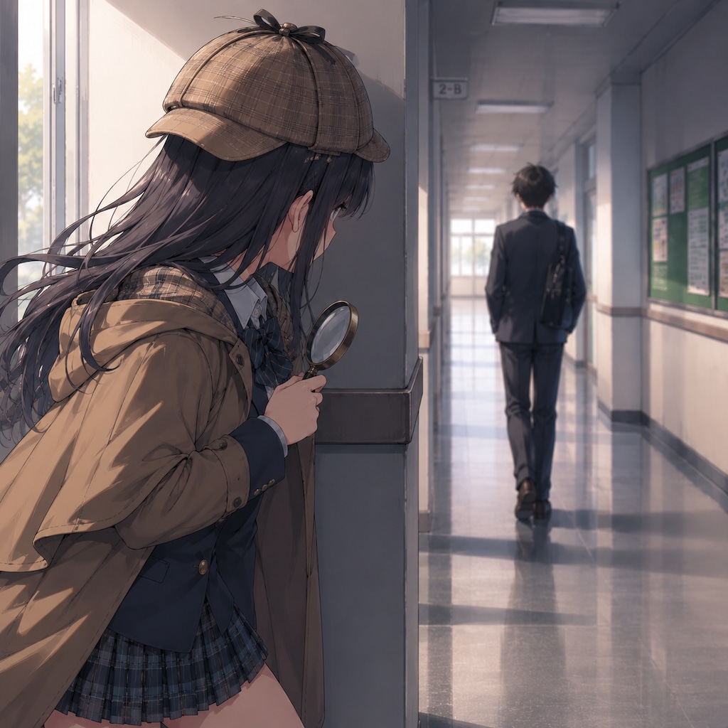 尾行中