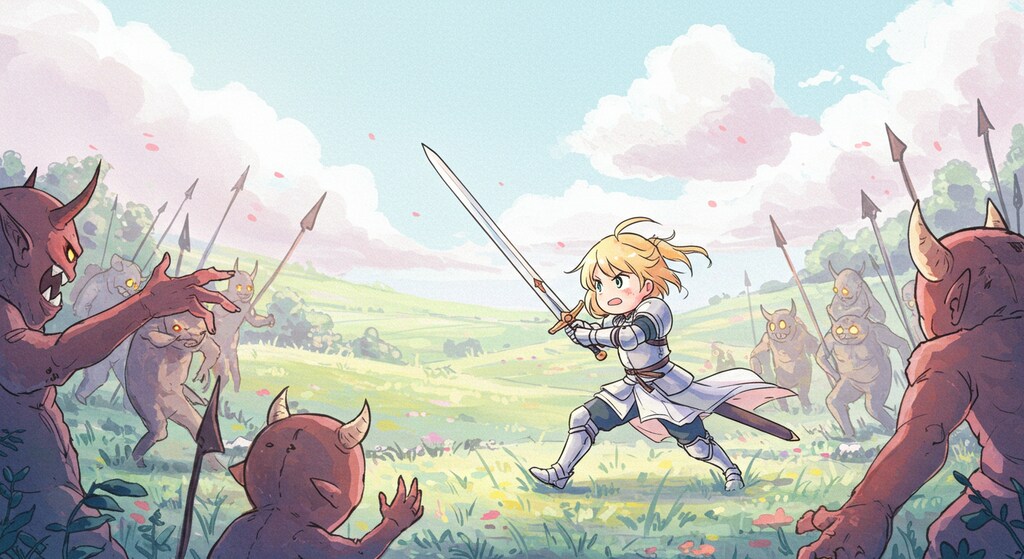 魔王軍を阻止しよう-戦場編