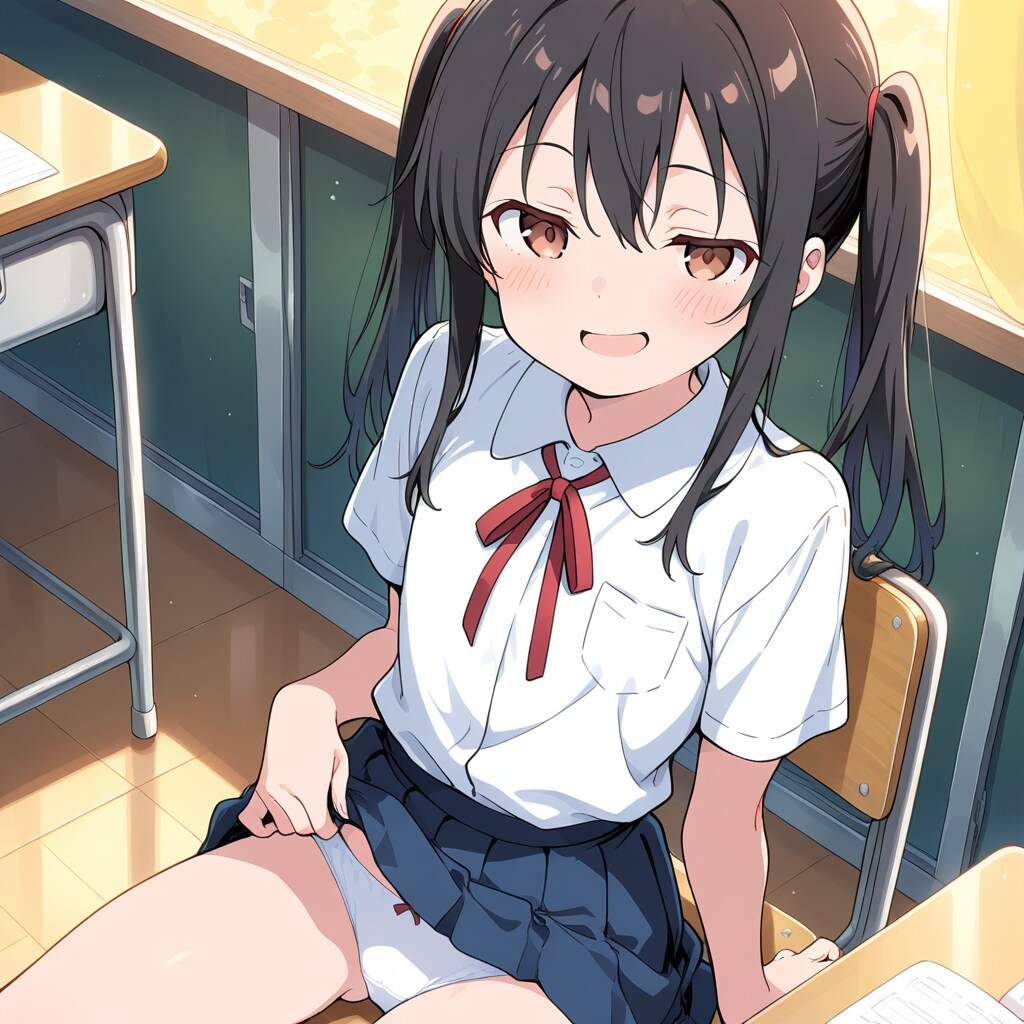 座って