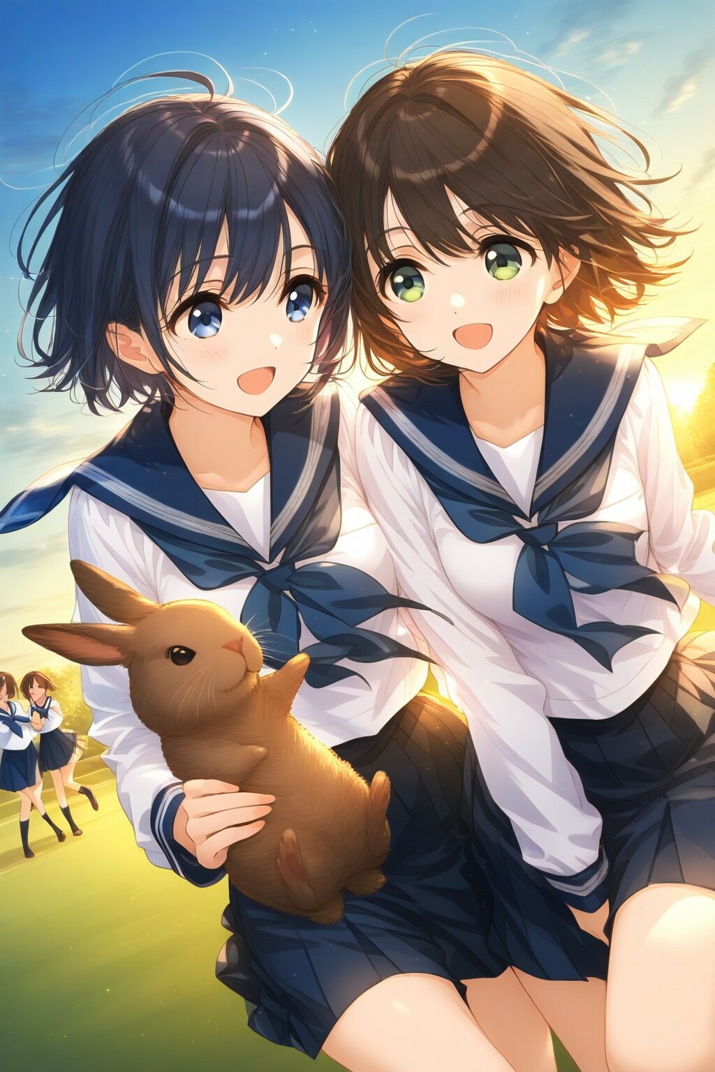 セーラー服とうさぎ