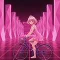 自転車に乗る PRISMちゃん 4枚目
