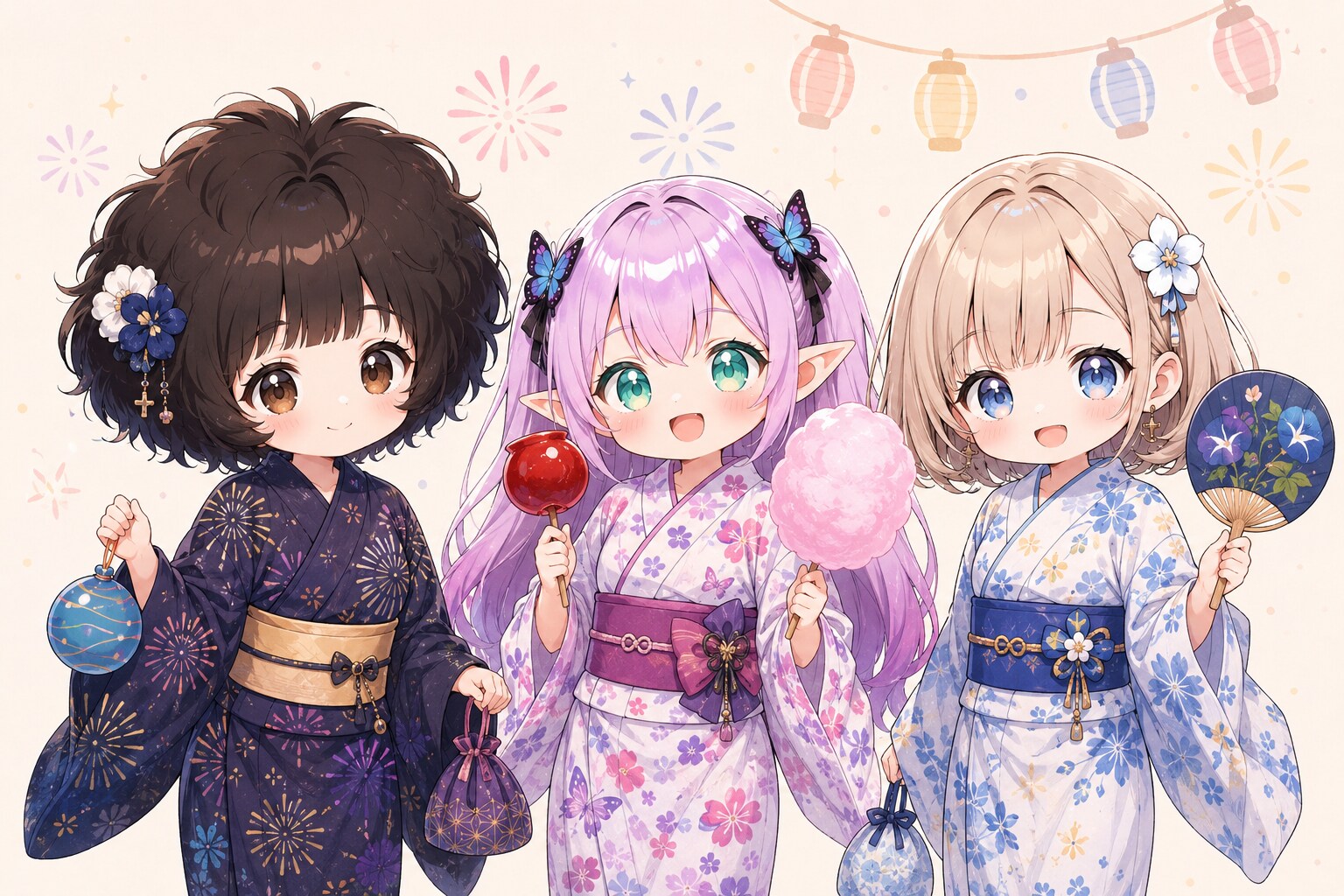 夏祭りに出発 | の人気AIイラスト・グラビア