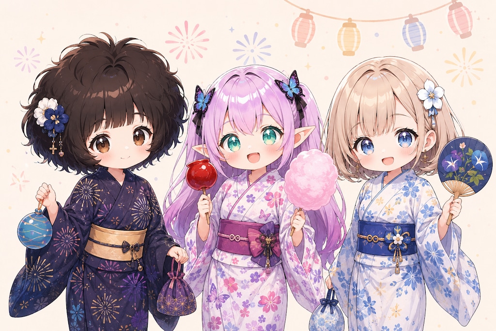 夏祭りに出発
