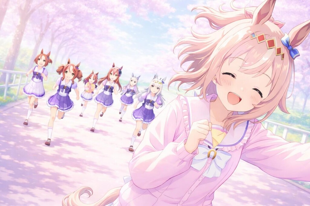 淡い春､淡い色の春に走り翔ける、