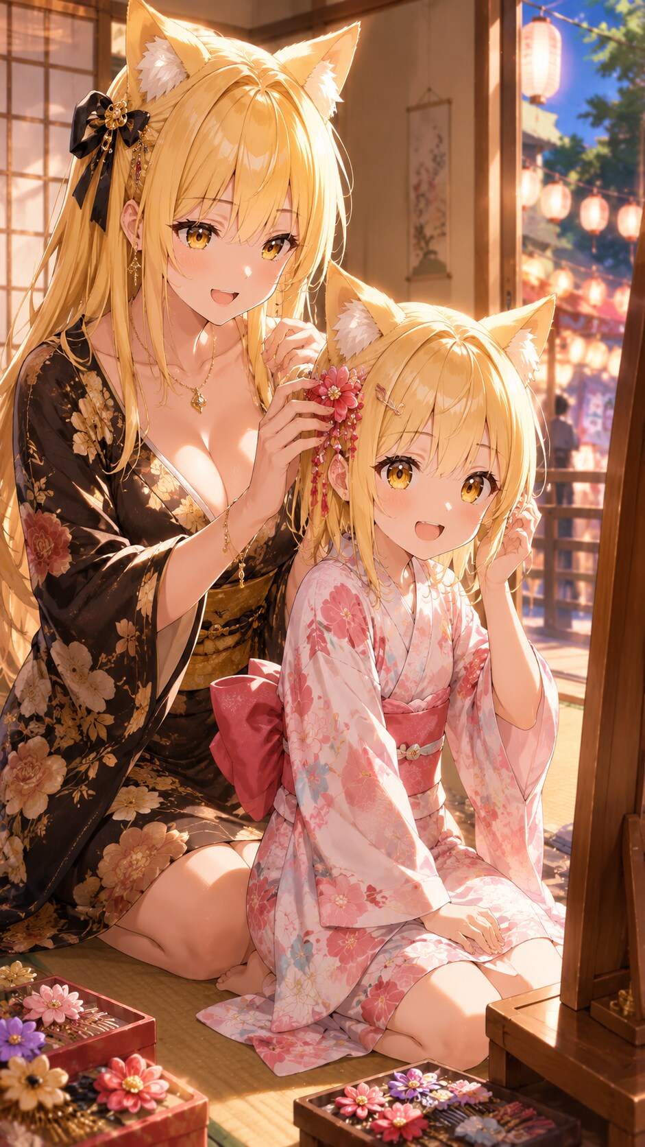 夏祭り、行こっ！ | の人気AIイラスト・グラビア
