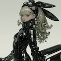 graphite bunny cosmic android girl sci-fi mode 黒鉛機械化兎耳機動隊 8枚目
