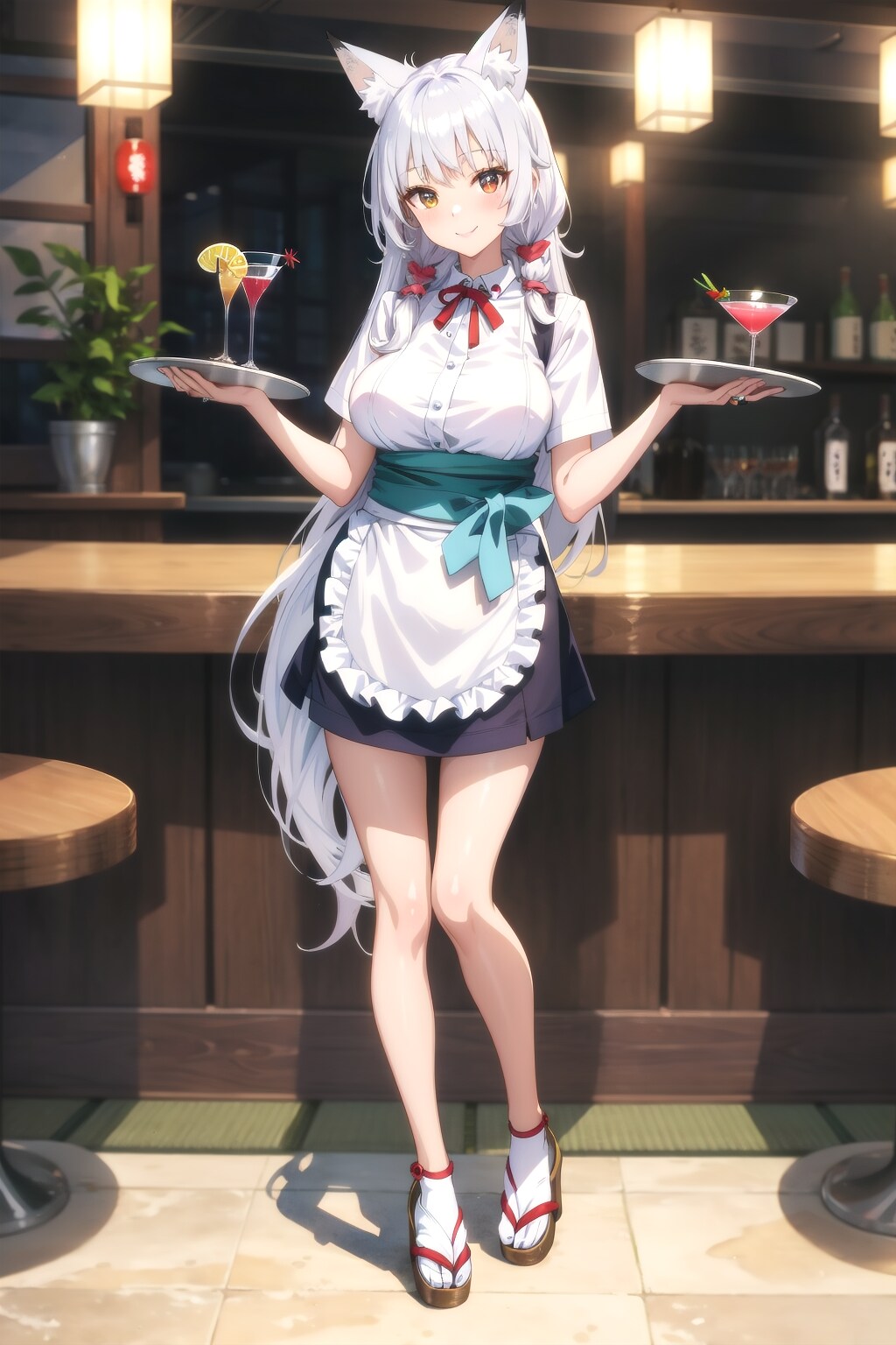 レストランにて