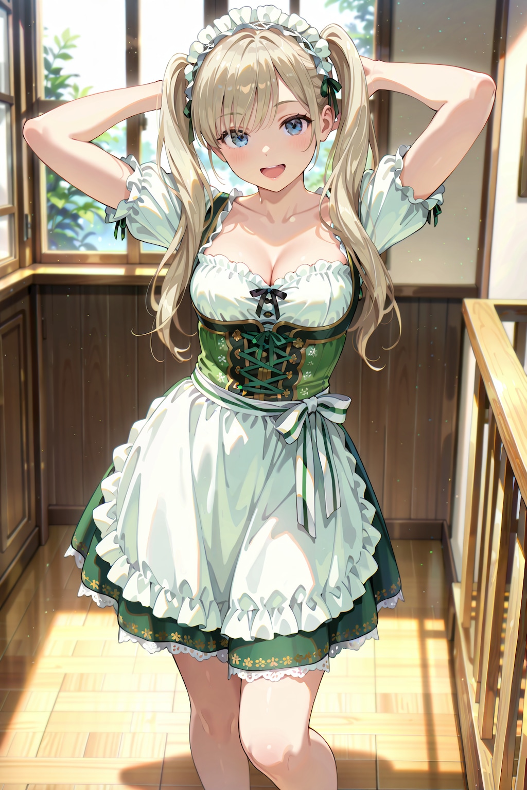 【撮影会】洋館のディアンドル娘 Z602