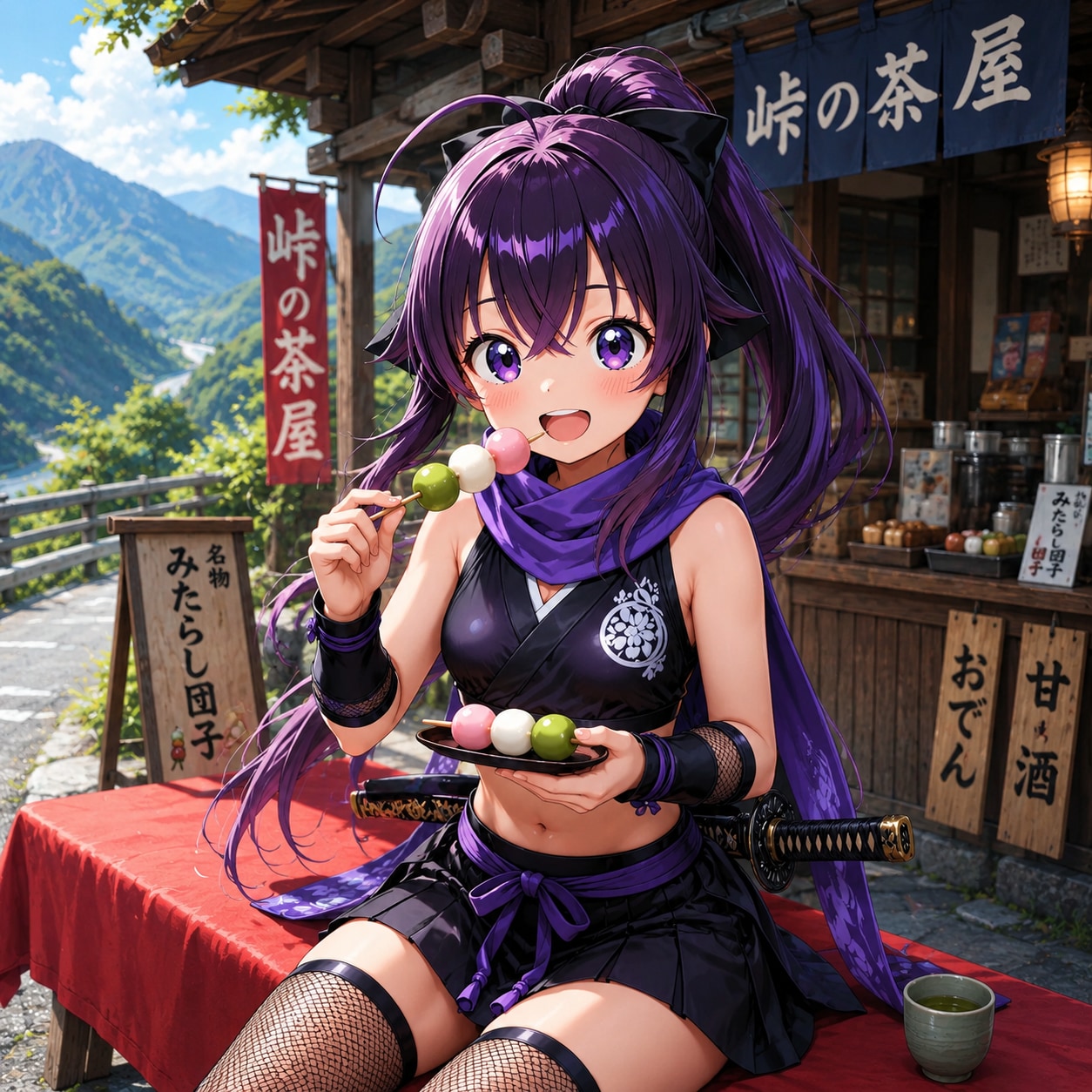 寄り道するクノイチ