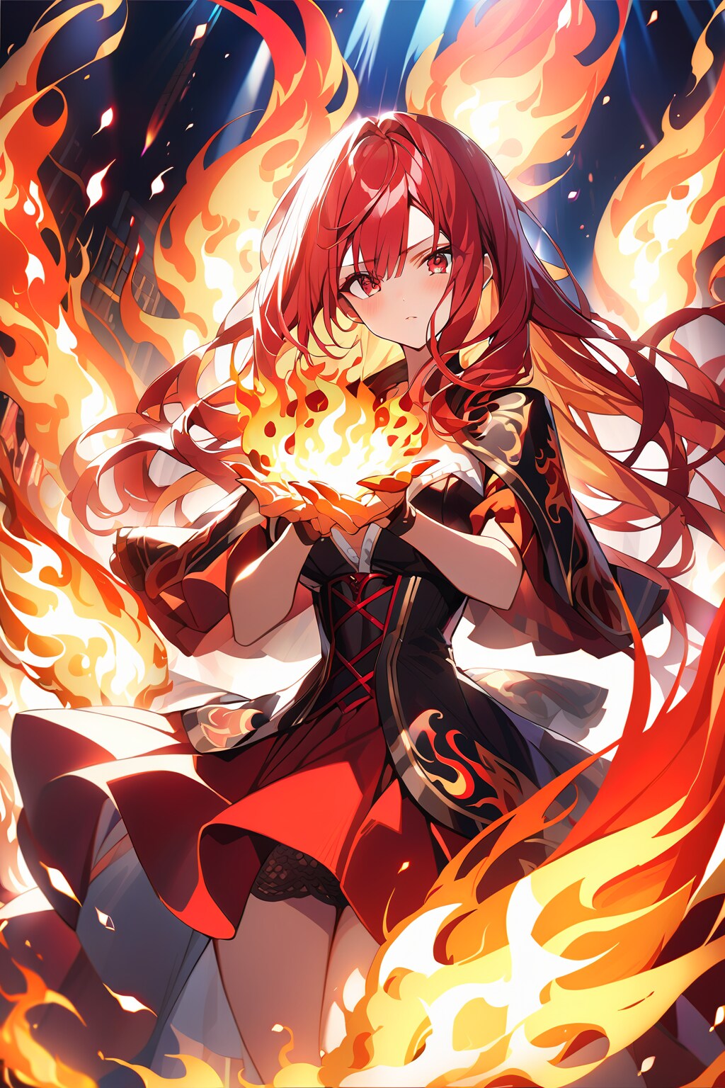 燃やし尽くす情熱 | の人気AIイラスト・グラビア