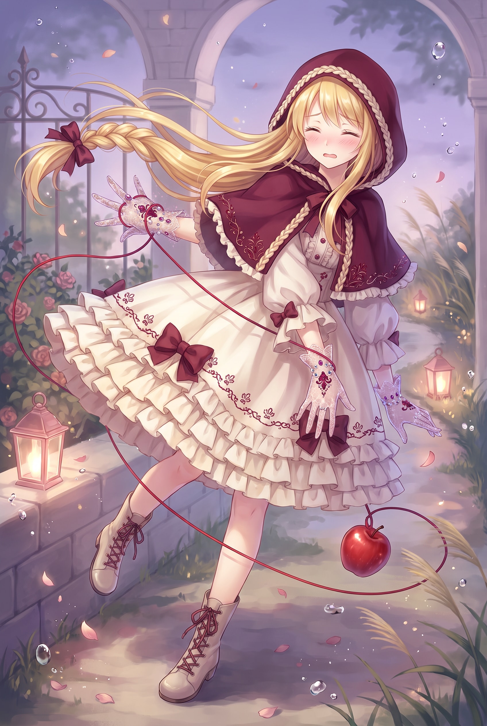 紅紐漂夢の金髪少女 | の人気AIイラスト・グラビア
