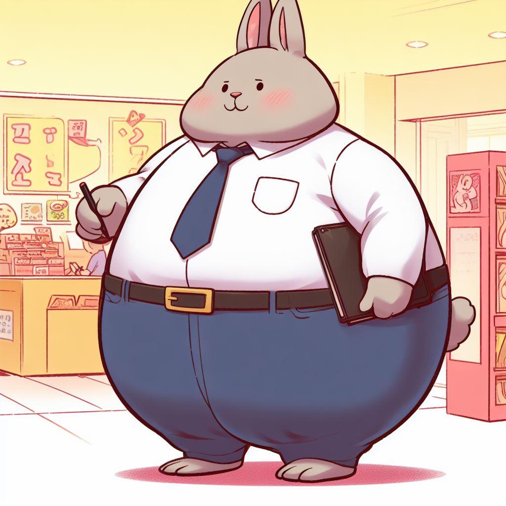 でかうさぎさん