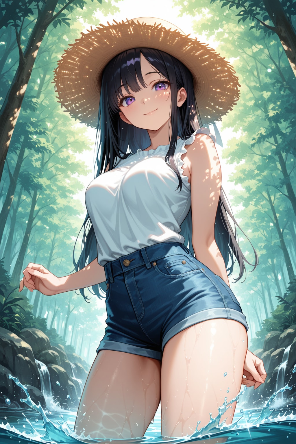 川遊び美月ちゃん
