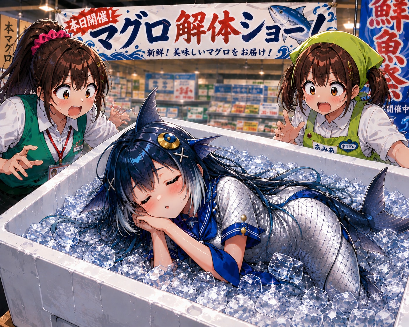 マグロが届いたよ