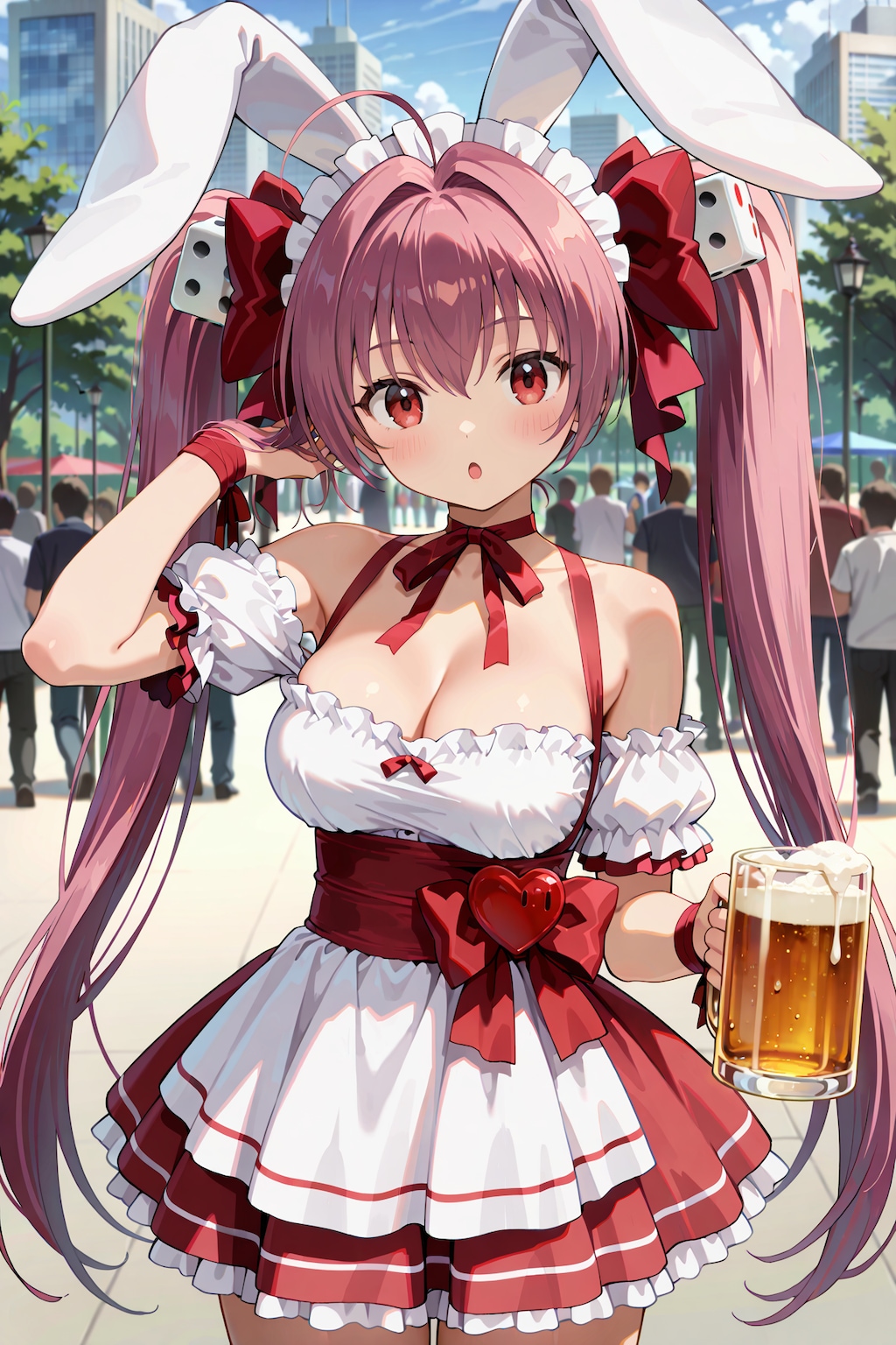 ケモ耳少女の企画と聞いて、うさだ登場！