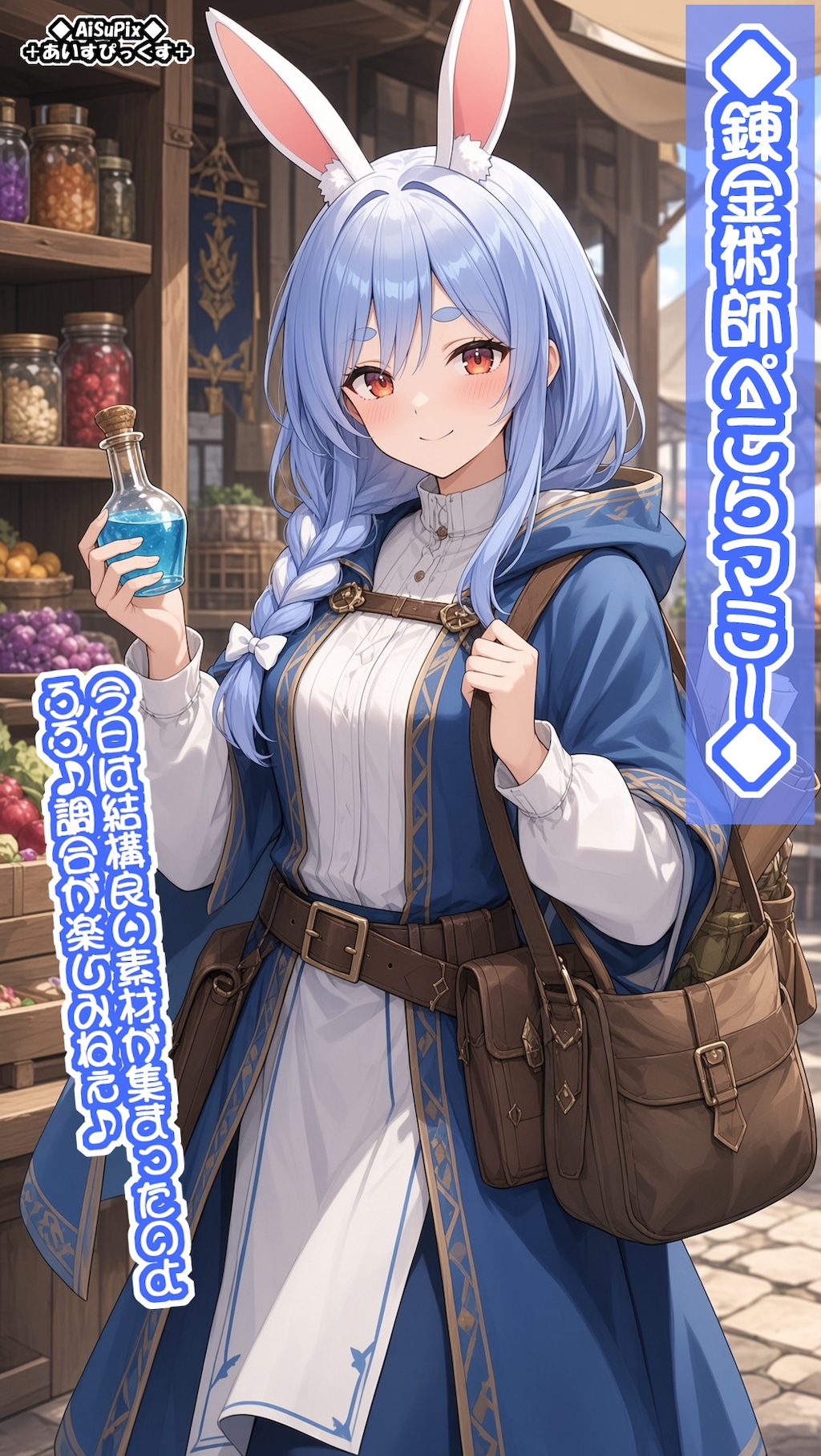 💙AiSuPix／どこかの勇者シリーズ：錬金術師ぺこらマミー💙