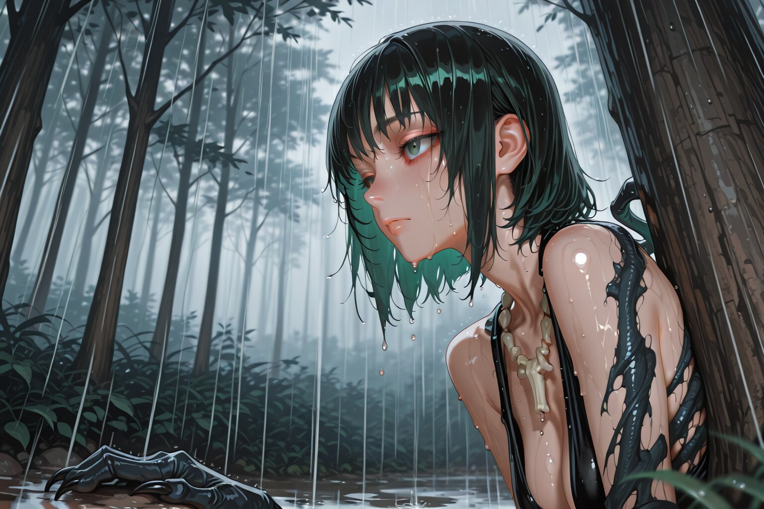 雨は滅入るねー