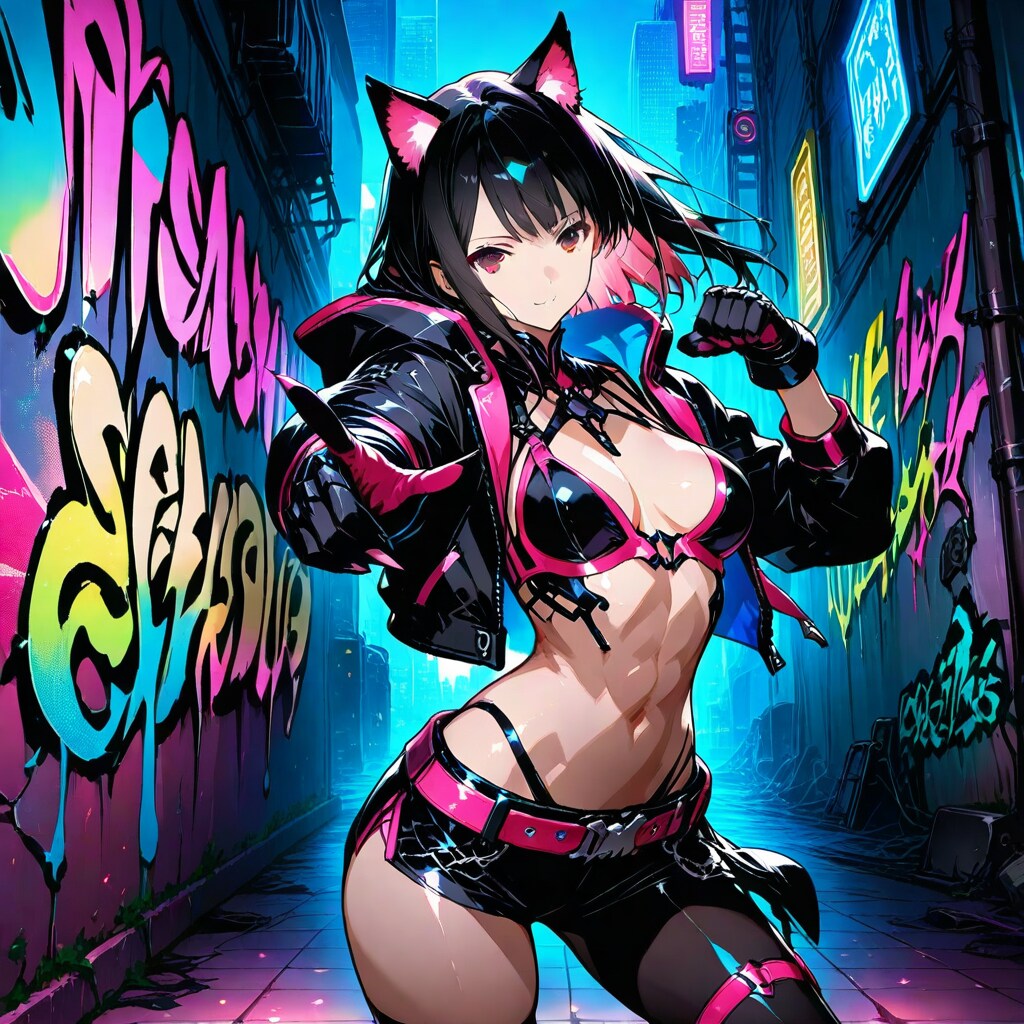 黒猫：ダンス