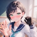 ナマ手露出サキちゃん 3枚目