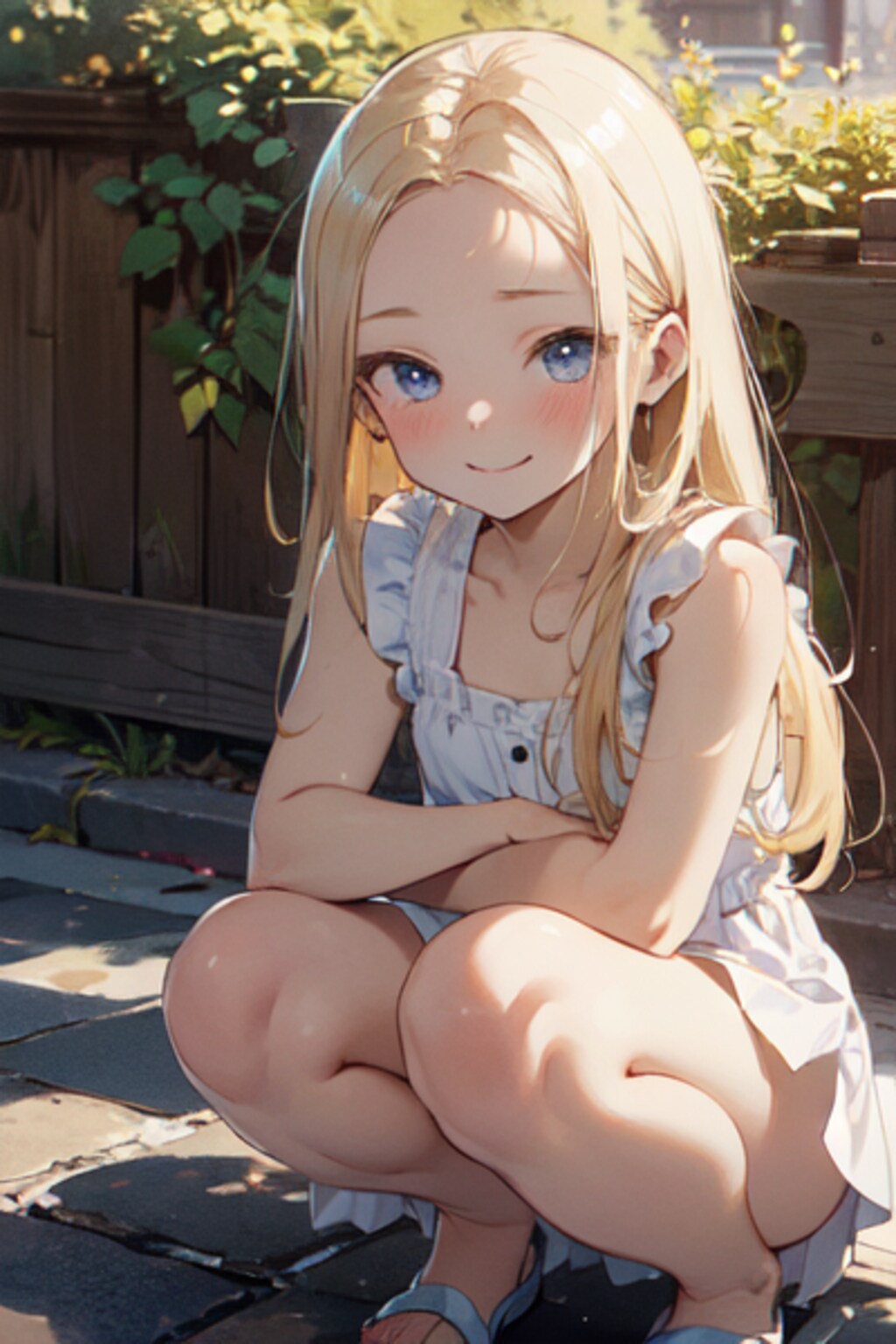 隣の家の金髪美少女