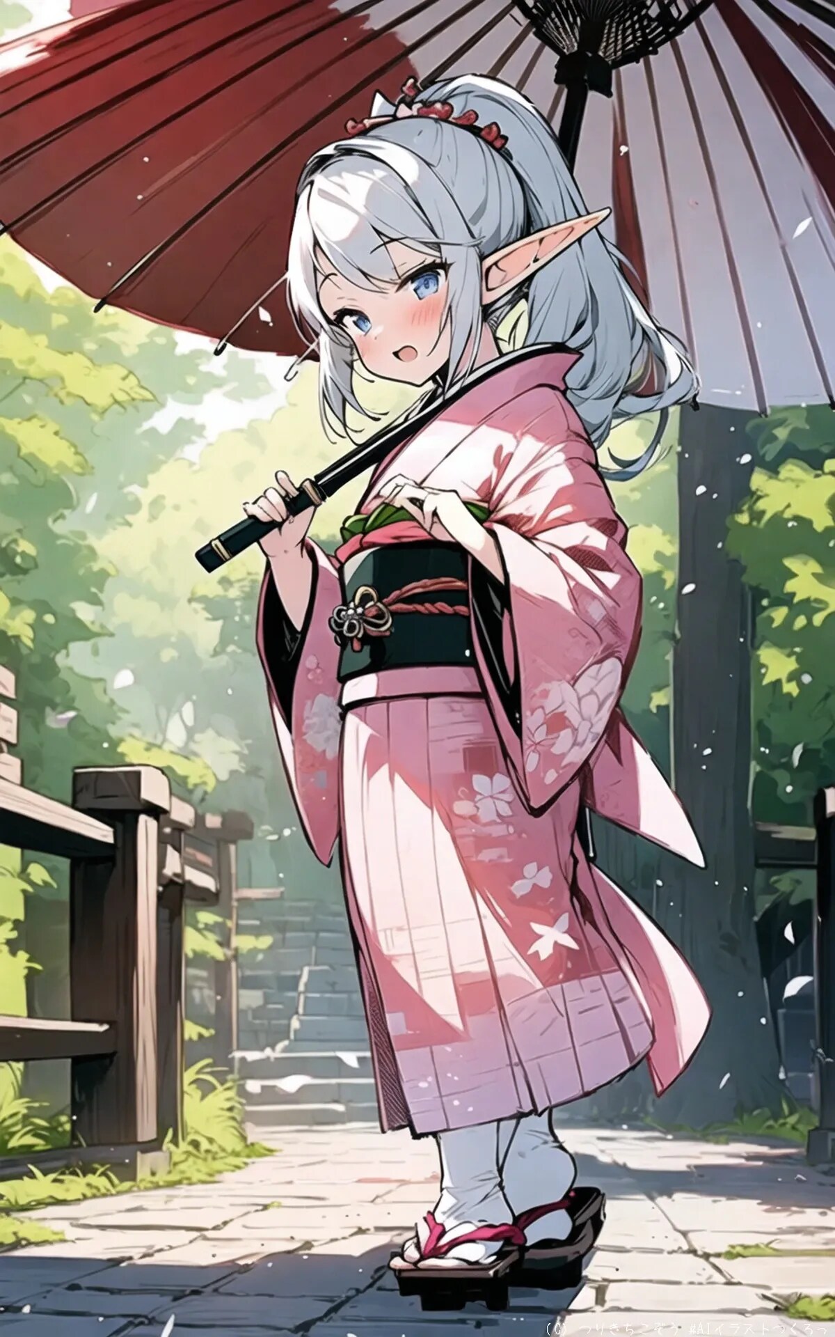 銀髪エルフさんの日本旅行