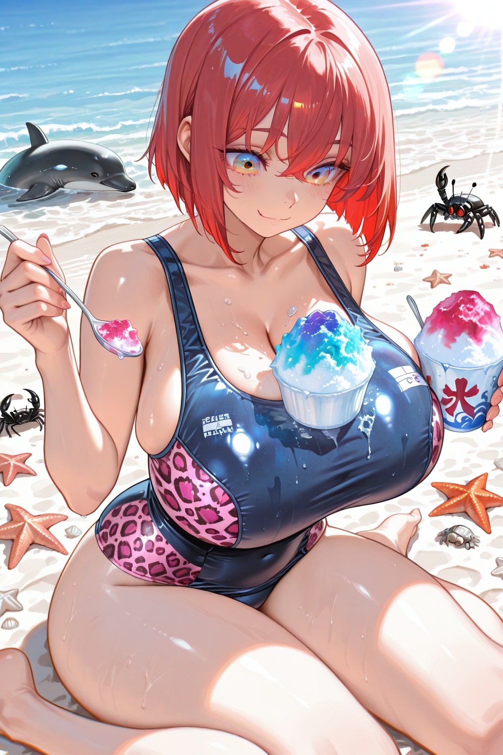 水着の胡蝶ちゃん