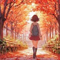紅葉と少女13 2枚目