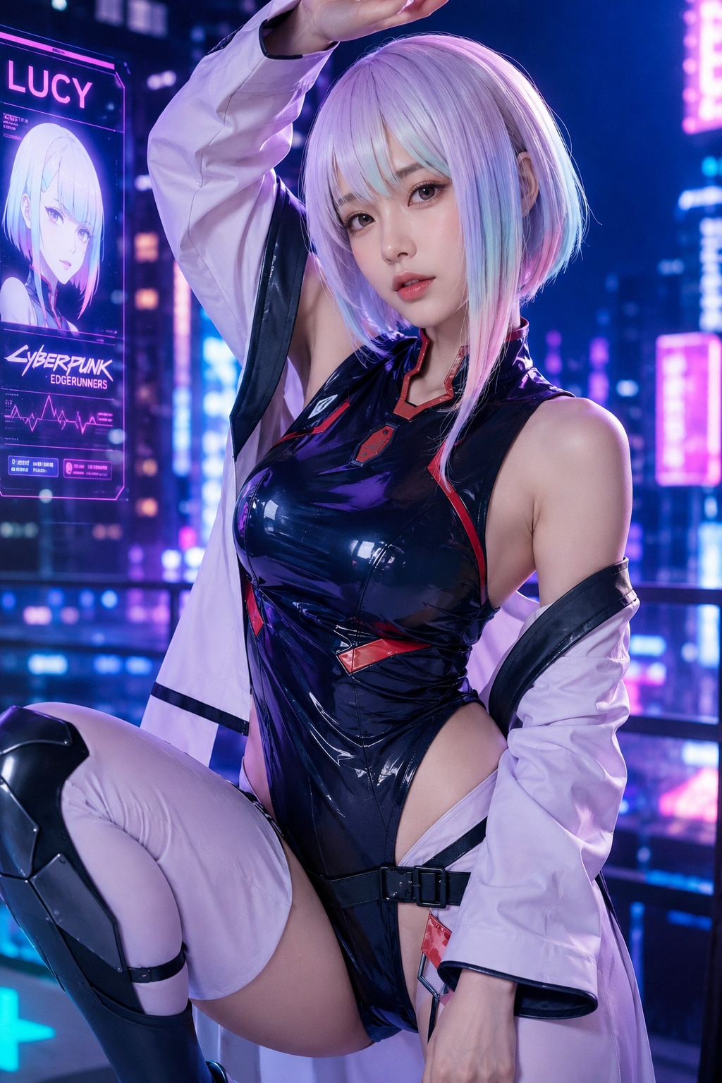 サイバーパンクエッジランナーズ ルーシーのコスプレ