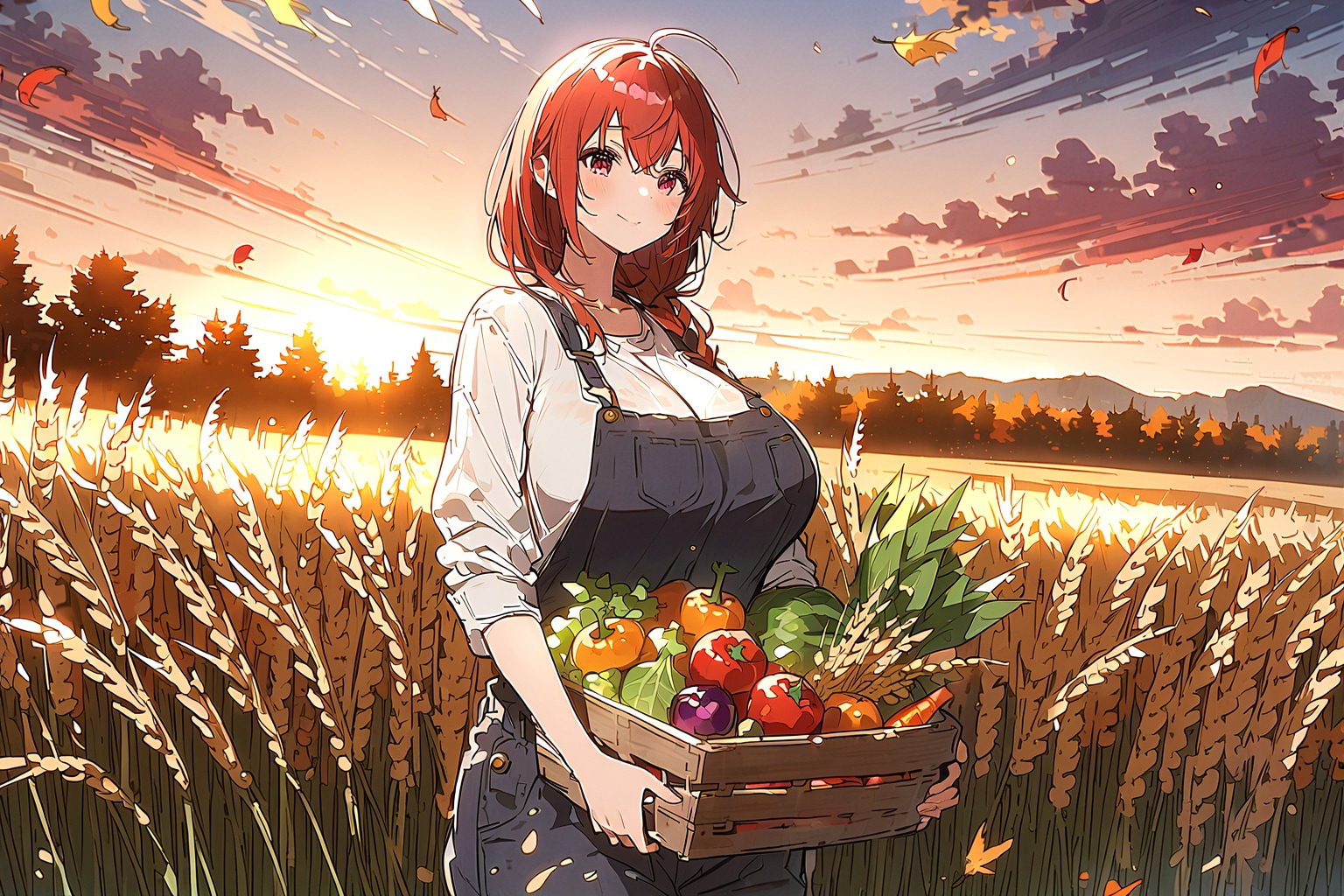 黄金色の道 | の人気AIイラスト・グラビア