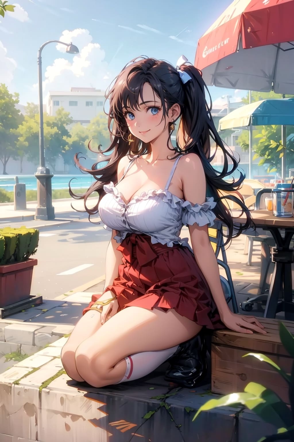 夏、デザインした服で | の人気AIイラスト・グラビア