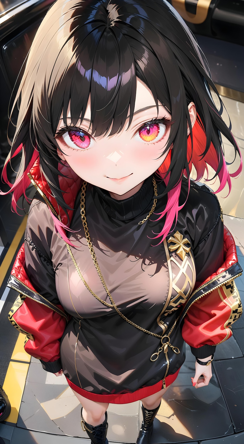 上から