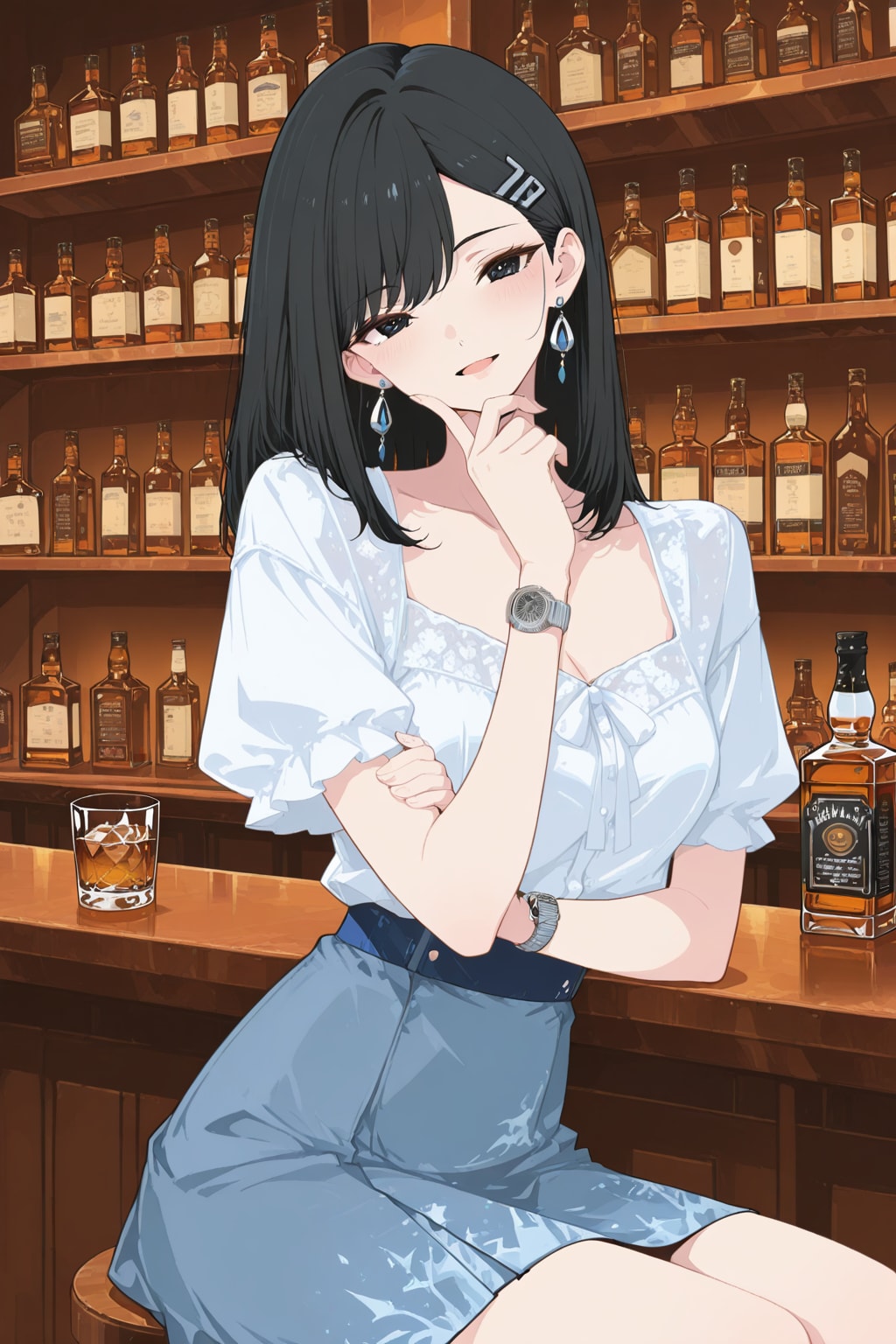 woman at bar 38