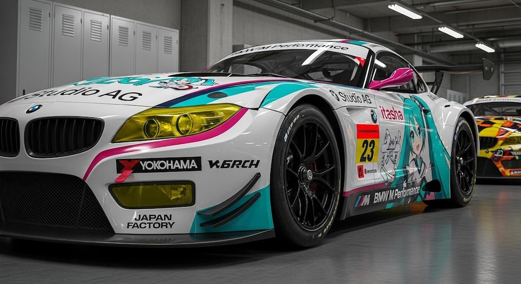 BMWZ4初音ミクレーシングカー