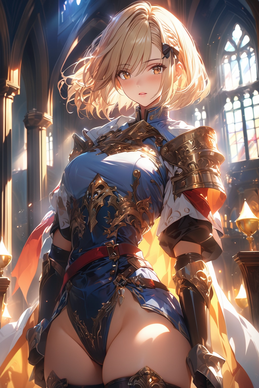 金髪女性騎士　ー#VEGA 投稿作の過去作再生成　その２ー