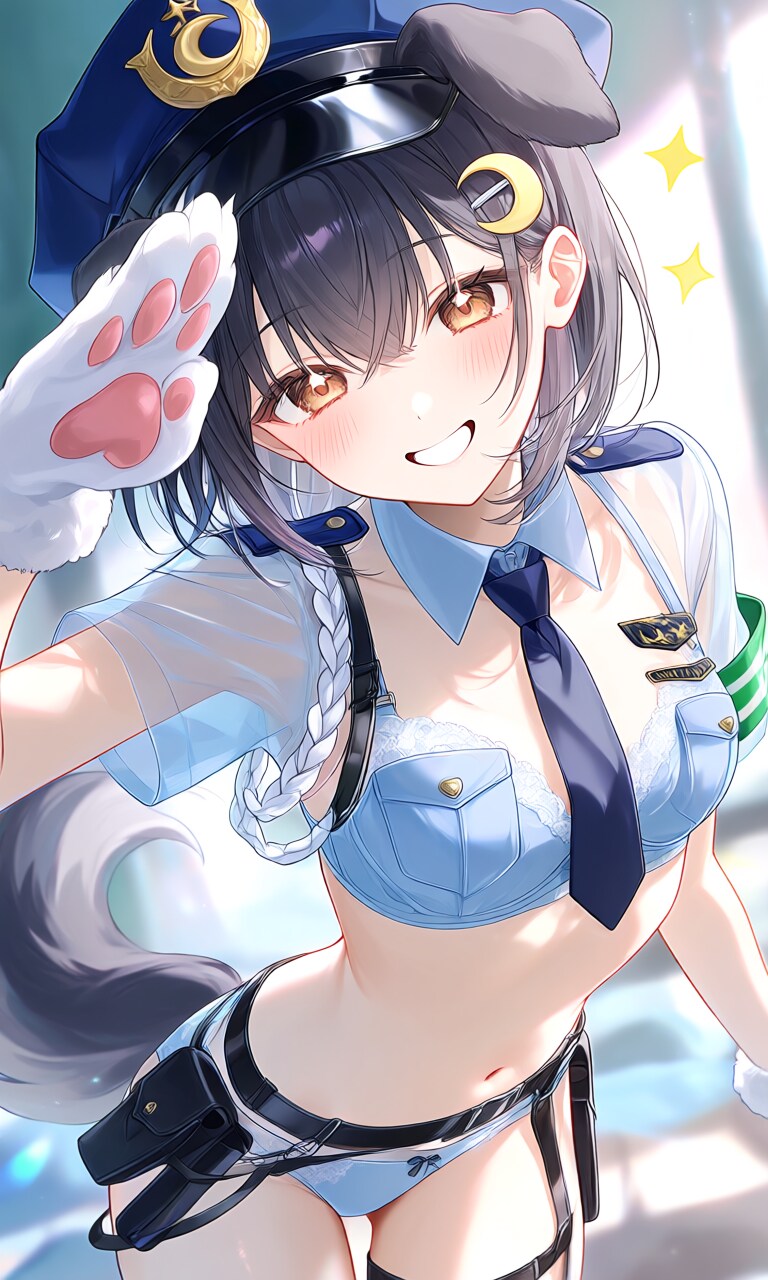 下着犬のお巡りさんなアイドル