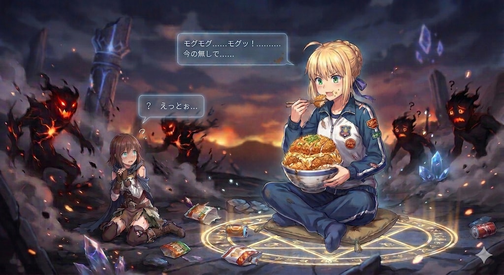 異世界召還されたセイバー😁