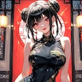 黒髪チャイナドレスのお姉さんまとめ 9枚目