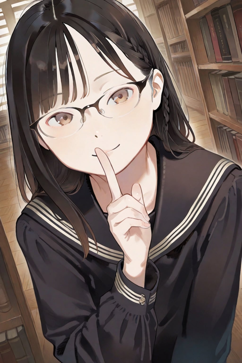 図書館ではお静かに